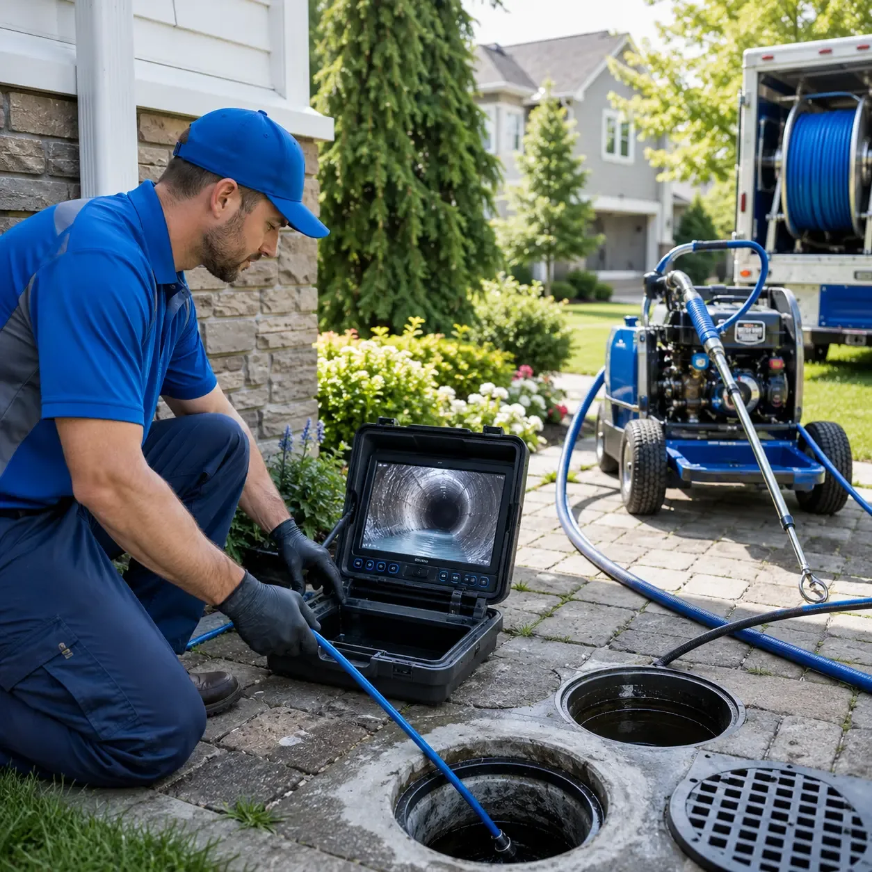 Outdoor drain cleaning professionals serving Falls Village, CT